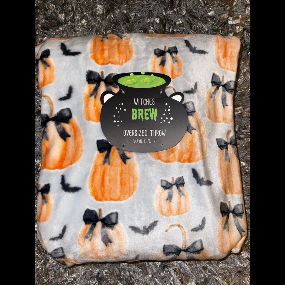 Halloween throw blanket